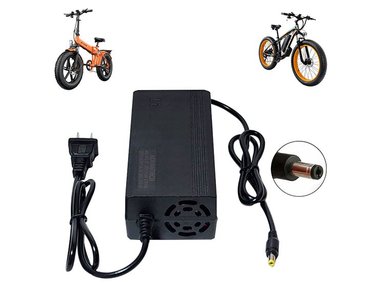 CARGADOR PARA BICICLETA ELÉCTRICA ADVANTECH 48V2A DE 48V CON BATERÍA DE LITIO. SALIDA 54.6V 2A