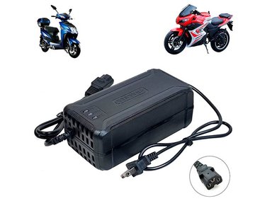 CARGADOR PARA MOTO ELÉCTRICA DE 72V 20AH CON BATERÍA PLOMO ACIDO - 1