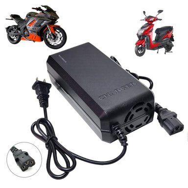 CARGADOR 72V 30AH PARA MOTO ELÉCTRICA CON BATERÍA PLOMO ACIDO - 1