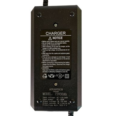 CARGADOR 72V 30AH PARA MOTO ELÉCTRICA CON BATERÍA PLOMO ACIDO - 3