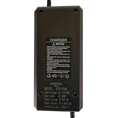 CARGADOR PARA MOTO ELÉCTRICA DE 60V 50AH CON BATERÍA PLOMO ACIDO - 3