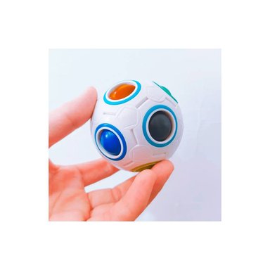 BOLA MÁGICA ROMPECABEZAS ANTI ESTRÉS FIDGET ARCOÍRIS - 2