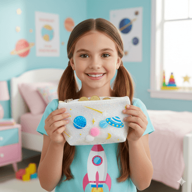 MONEDERO KAWAI PARA NIÑAS BLANCO