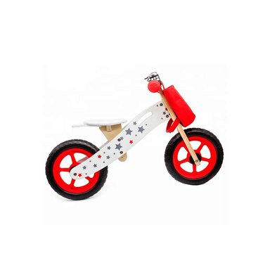 BICICLETA DGALI HOME DE BALANCE DE MADERA SIN PEDAL COLOR ROJO