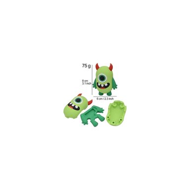 BORRADOR 3D DE LÁPICES - ANIMADO - MODELO ALÍEN VERDE - 2