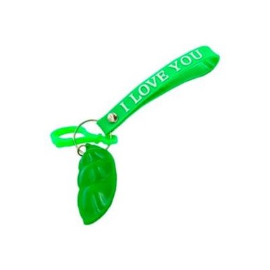 PACK DE 3 LLAVEROS GUISANTE - ANTIESTRÉS