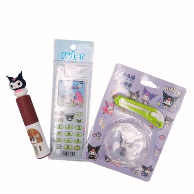 PACK ESCOLAR DE GATITA COQUETA BLANCA