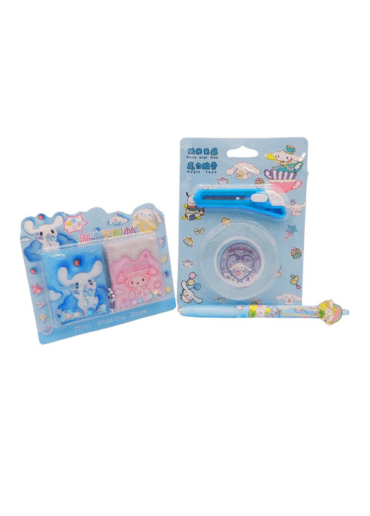 PACK ESCOLAR GATITO BLANCO TIERNO