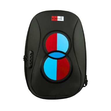 MOCHILA ANTIROBO CON SEGURO Y CLAVE NEGRO