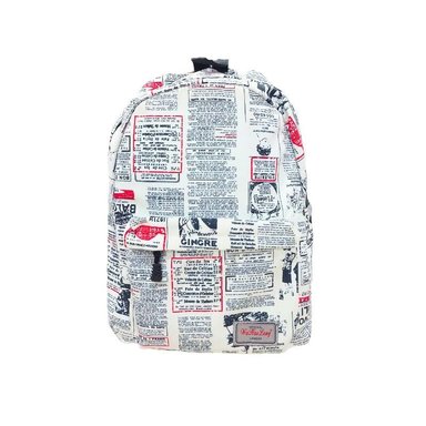 MOCHILA KAWAII NEWS BLANCA