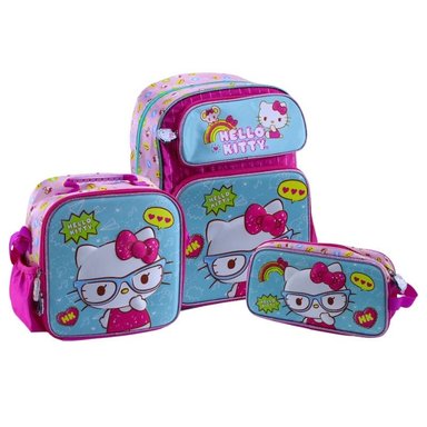 MOCHILA KAWAII GATITA TIERNA ROSADO