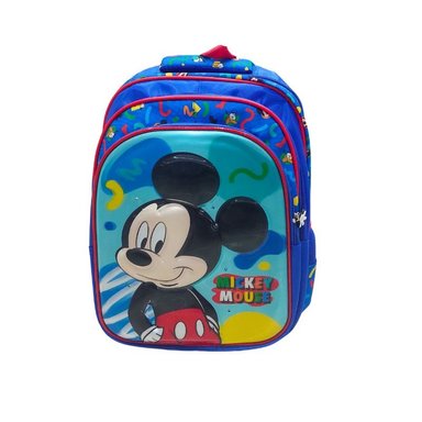 MOCHILA KAWAII RATÓN MICKEY CON LUCES AZUL