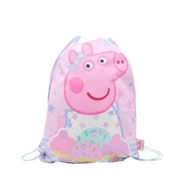 BOLSO ROSADO MATE IMPERMEABLE KAWAII CERDITA INFANTIL - 2