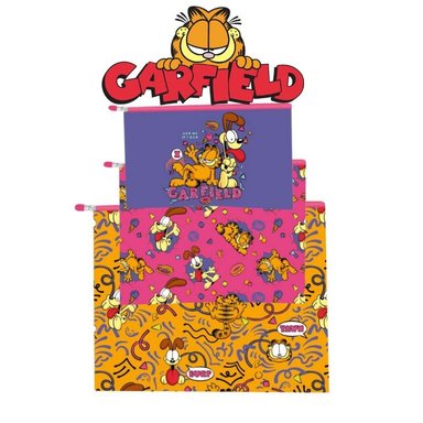 SET 3 ESTUCHES MANO GATO PEREZOSO NARANJA