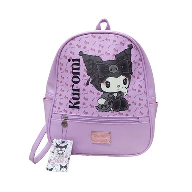 MOCHILA KAWAII GATITA TIERNA CHICA LILA