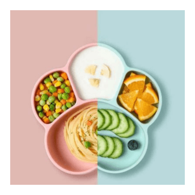 SET DE PLATO CON CUBIERTOS CON TEMÁTICA DE GATO - ROSA