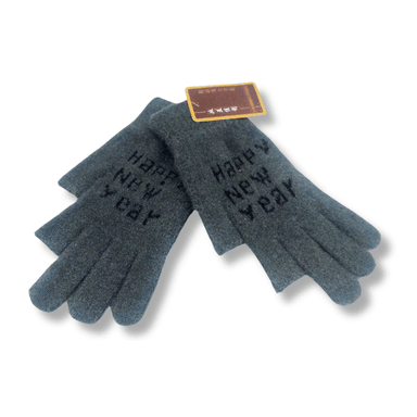 GUANTE DE LANA CON ORIFICIOS PARA SMARTPHONE COLOR GRIS