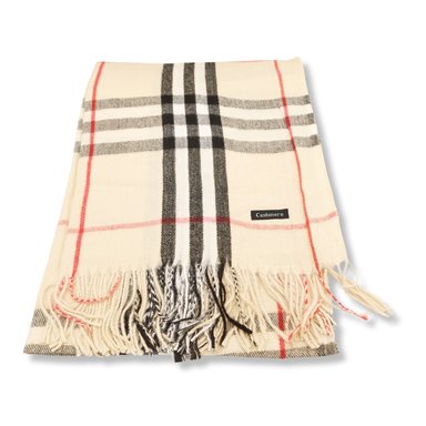 MAXI BUFANDA MUJER CREMA