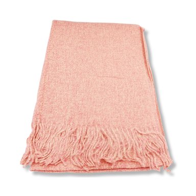 MAXI BUFANDA MUJER COLOR ENTERO ROSADO