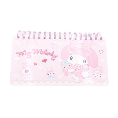 LIBRETA DE CONEJITO KAWAII - ROSADO Y BLANCO