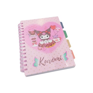 CUADERNO CON SEPARADOR GATITA ROSA CUADRICULADO - 1