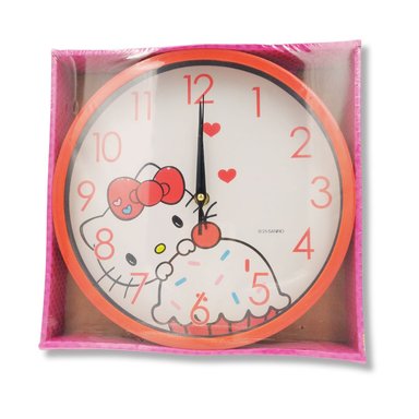 RELOJ KAWAII ROJO CLARO