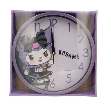 RELOJ KAWAII MORADO CLARO