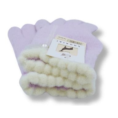 GUANTES DE LANA COLOR MORADO PARA MUJER - 2