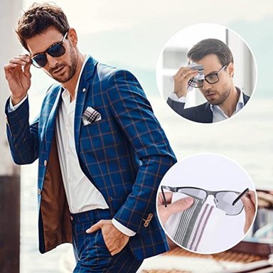 PAÑUELOS ELEGANTES PARA HOMBRE SET DE 3 - 3