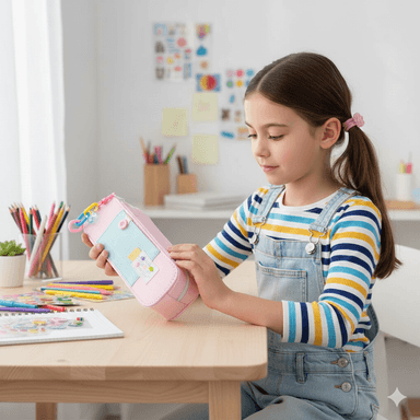 CARTUCHERA KAWAII ROSADA