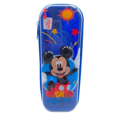CARTUCHERA ESCOLAR KAWAII MICKEY MOUSE AZUL - 1