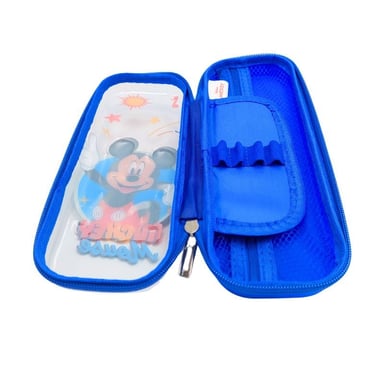 CARTUCHERA ESCOLAR KAWAII MICKEY MOUSE AZUL - 3