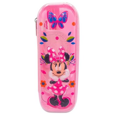 CARTUCHERA ESCOLAR KAWAII MINNIE ROSADO - 1