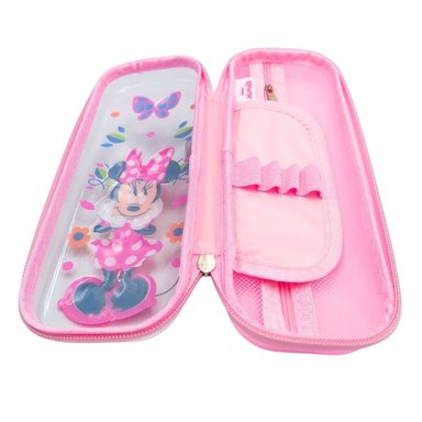 CARTUCHERA ESCOLAR KAWAII MINNIE ROSADO - 4