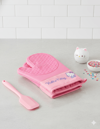 GUANTE DE HORNO PARA COCINA HELLO KITTY ROSADO