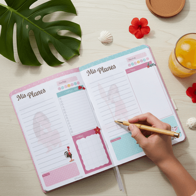 AGENDA IMANTADA KAWAII ROSADA MOANA - 2