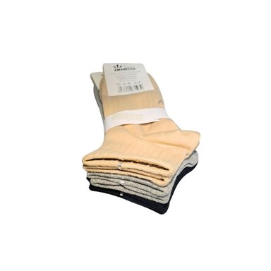 PACK DE 3 MEDIAS DE MUJER COLORES MARRÓN CLARO, GRIS Y NEGRO - 3
