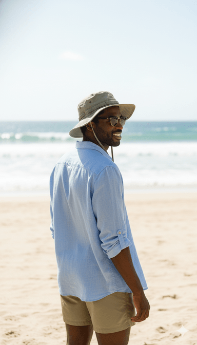 SOMBRERO DE VERANO VERDE CAQUI