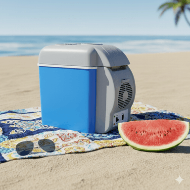 COOLER PARA AUTO 7.5 L AZUL - 3