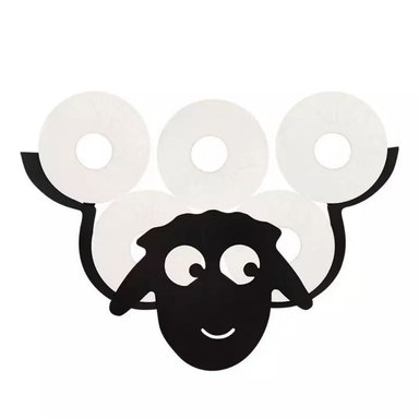 ORGANIZADOR DE BAÑO PARA PARED MODELO OVEJA