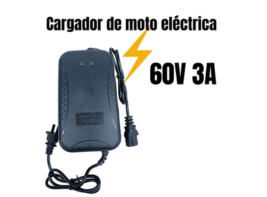CARGADOR DE MOTO SHEEPBUSTER 60V ELECTRICA 3A - 1