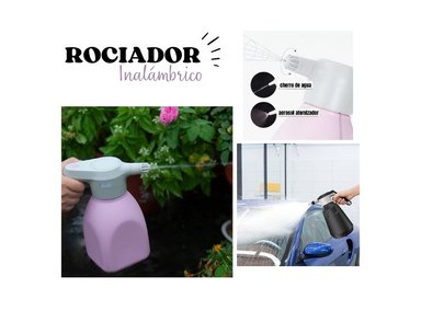 ROCIADOR SHEEPBUSTER PORTÁTIL INALÁMBRICO ROSADO