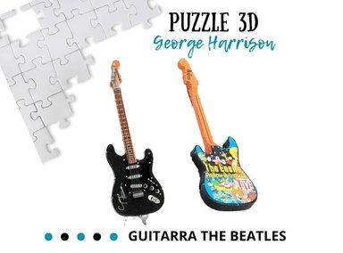 ROMPECABEZAS ARMABLE 3D GUITARRA PARA NIÑOS Y ADULTOS