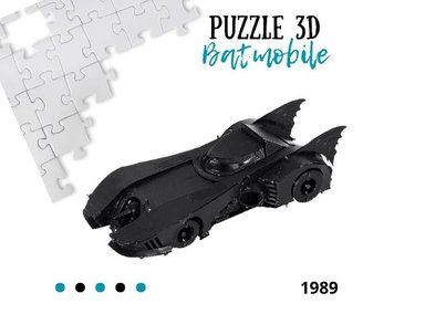ROMPECABEZAS SHEEPBUSTER ARMABLE 3D BATMOBILE PARA NIÑOS Y ADULTOS - 1