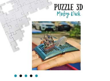 ROMPECABEZAS SHEEPBUSTER ARMABLE 3D MOBY DICK PARA NIÑOS Y ADULTOS
