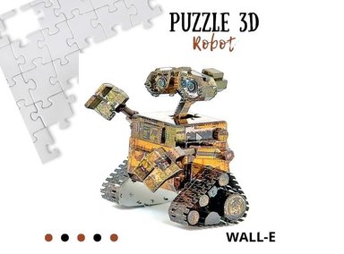ROMPECABEZAS ARMABLE 3D WALL E PARA NIÑOS Y ADULTOS - 1