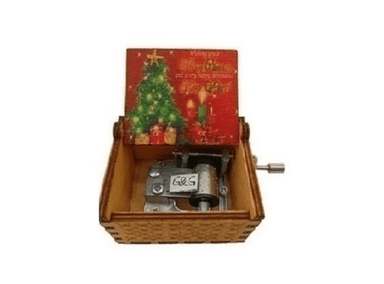 CAJA MUSICAL SHEEPBUSTER MERRY CHRISTMAS ROJO