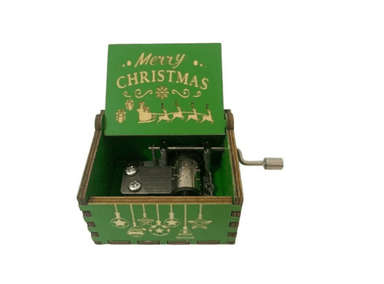 CAJA MUSICAL SHEEPBUSTER MERRY CHRISTMAS VERDE