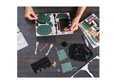 ROMPECABEZAS ARMABLE 4D CARTÓN BOBA FETT 11CM ALTO - 3