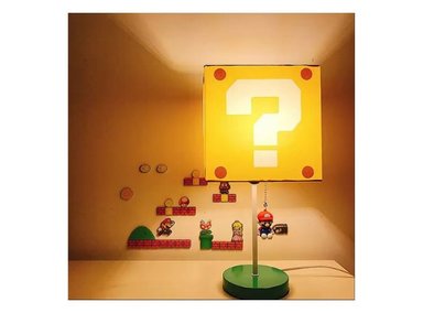 LAMPARA DE NOCHE LED PARA NIÑOS MARIO BROS COLGANDO